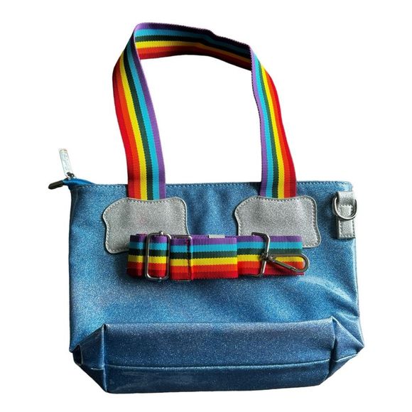 Bari Lynn Girls Sold Out Rainbow Cloud Bag NWT - Picture 3 of 4